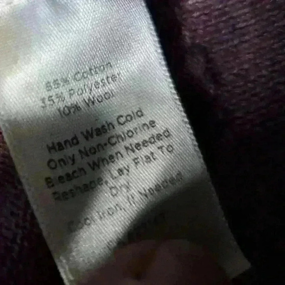 Talbots petite zip up sweater. - Picture 5 of 6